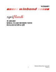 W25Q64FVSSIG Datenblatt PDF
