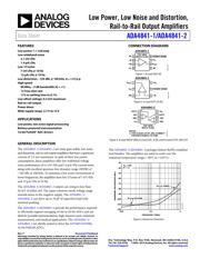 ADA4841-1YRJZ-R2 datasheet.datasheet_page 1