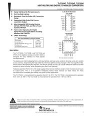 TLC7524CN Datenblatt PDF