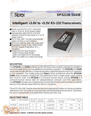SP3243ECA 数据规格书 1
