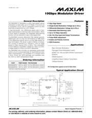 MAX3942ETG+ Datenblatt PDF