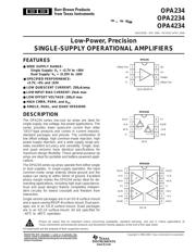 OPA234 datasheet.datasheet_page 1