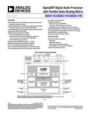 ADAU1446YSTZ-3A datasheet.datasheet_page 1