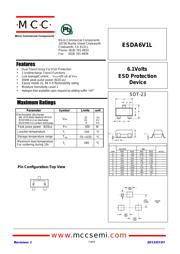 ESDA6V1L-TP 数据规格书 1