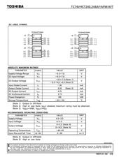 TC74VHCT244AFW 数据规格书 2
