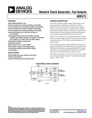 AD9575ARUZLVD datasheet.datasheet_page 1