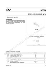 BC394 datasheet.datasheet_page 1