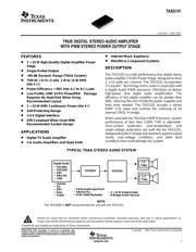 TAS5101DAP datasheet.datasheet_page 1