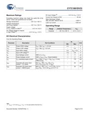 CY7C1061DV33-10ZSXIT 数据规格书 5