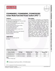 FSDM07652REWDTU datasheet.datasheet_page 1