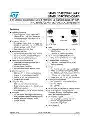 STM8L151F3U3TR 数据规格书 1