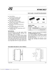 M74HC4017B1R datasheet.datasheet_page 1