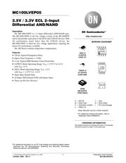 MC100LVEP05DTG datasheet.datasheet_page 1