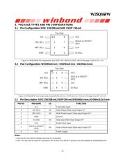 W25Q16FWUUIQ TR 数据规格书 6