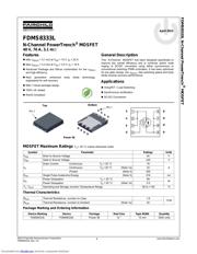 FDMS8333L datasheet.datasheet_page 1