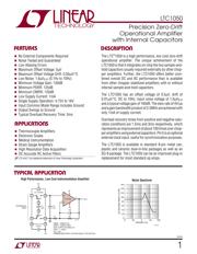 LTC1050CN8#PBF Datenblatt PDF