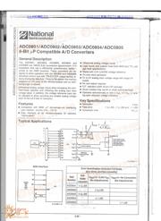 ADC0801 datasheet.datasheet_page 1