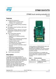 STM8/128-EV/TS 数据规格书 1