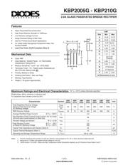 KBP210G Datenblatt PDF