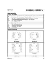 IRS2184 datasheet.datasheet_page 5