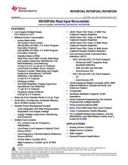 MSP430F5342IRGZR Datenblatt PDF