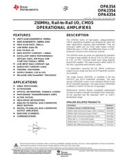 OPA4354AIPWR datasheet.datasheet_page 1
