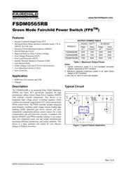 FSDM07652RB datasheet.datasheet_page 1