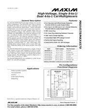 MAX4579CPP+ datasheet.datasheet_page 1