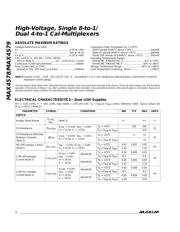 MAX4579CWP datasheet.datasheet_page 2