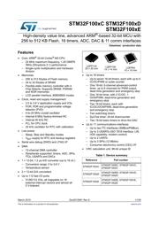 STM32F100RCT6TR datasheet.datasheet_page 1