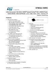 STM32L100C-DISCO Datenblatt PDF