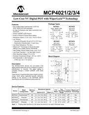 MCP4022T-103E/OT 数据规格书 1