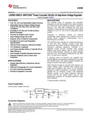 LM2595T-5.0/NOPB 数据规格书 1