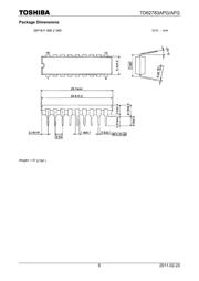 TD62783AFG 数据规格书 6