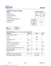 BSO303P datasheet.datasheet_page 1