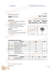 IRF7842 datasheet.datasheet_page 1