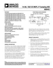 AD9445BB-LVDS/PCBZ datasheet.datasheet_page 1