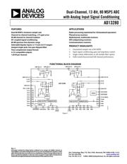 AD13280/PCB 数据规格书 1