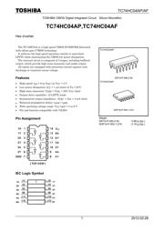 TC74HC04AFN(F,M) datasheet.datasheet_page 1