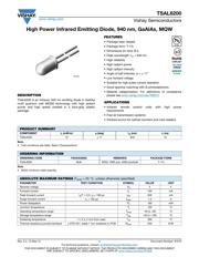 TSAL6200 Datenblatt PDF