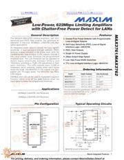 MAX3761 datasheet.datasheet_page 1