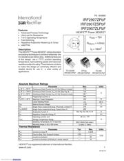 IRF2907ZPBF Datenblatt PDF
