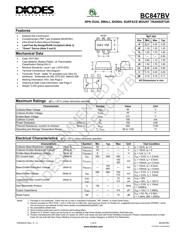 BC847BV-7 数据规格书 1