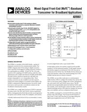 AD9861BCP-80 datasheet.datasheet_page 1