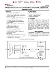 LMK03328EVM datasheet.datasheet_page 1