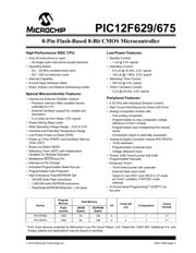 PIC12F629-I/MD 数据规格书 3
