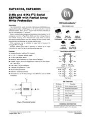 CAT24C03 数据规格书 1