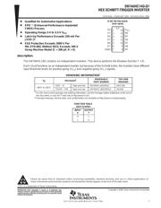 SN74AHC14QDRQ1 datasheet.datasheet_page 1