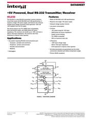 ICL232CBE 数据手册