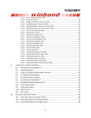 W25Q128JVEIQ 数据规格书 4